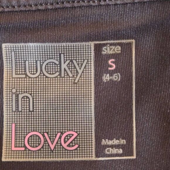 Lucky In Love Womens Black White Fringed Tennis Skort Size Small - Picture 2 of 9